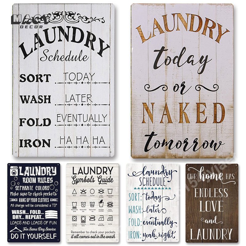 Home Bathroom Sign - Targa in Metallo con Slogan, Decorazione