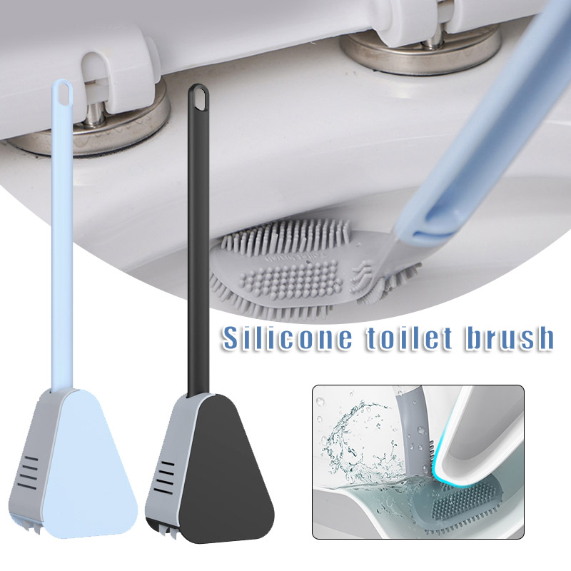 Home Bathroom Cleaning Kit - Spazzole per WC in silicone con