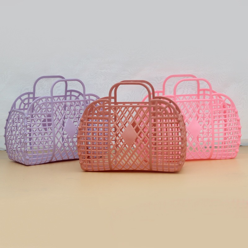 Home Bathroom - Cesto doccia staccabile in plastica, borsa