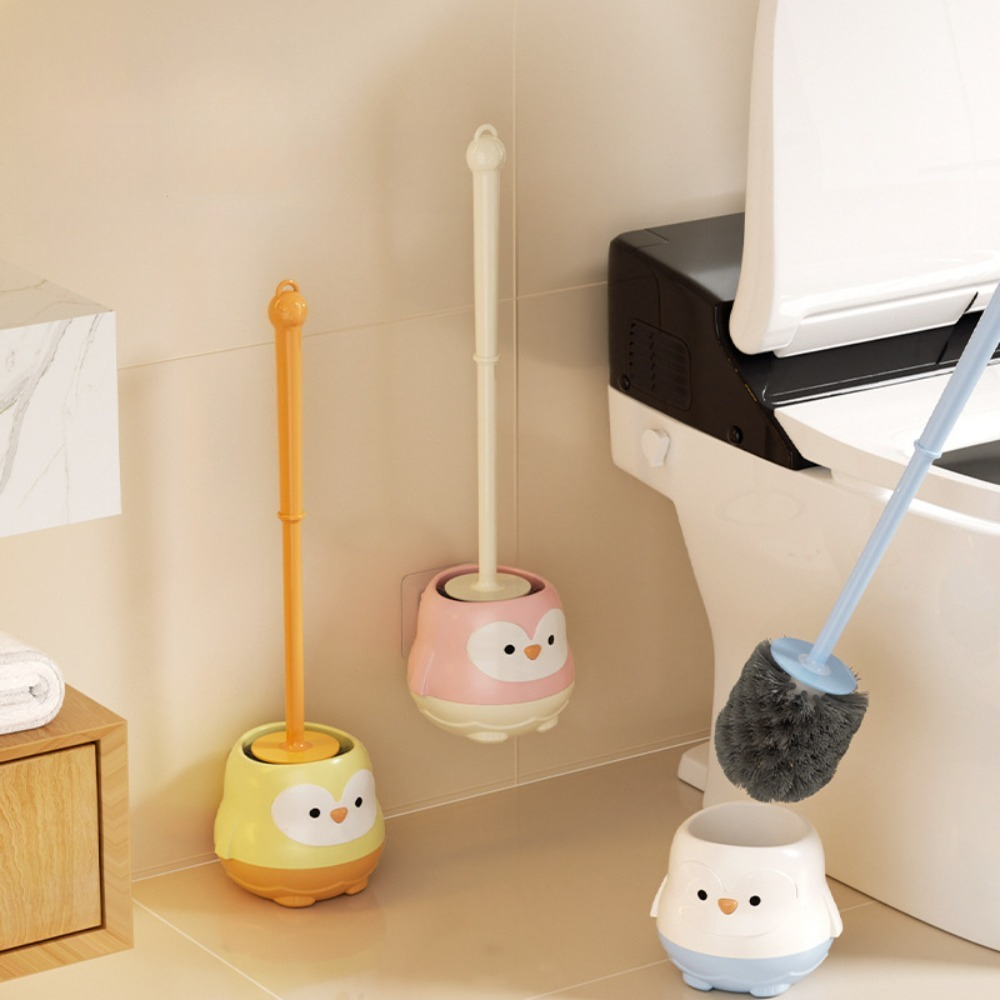 Home Bathroom Cleaning Kit - Scopino per WC con supporto Strumento
