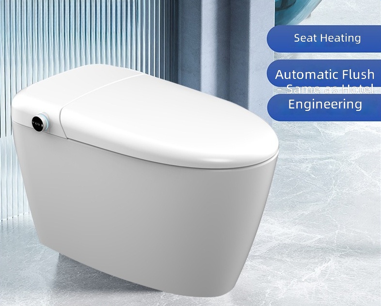 Home Bathroom - Sedile WC Intelligente Riscaldato, Scarico Automatico,