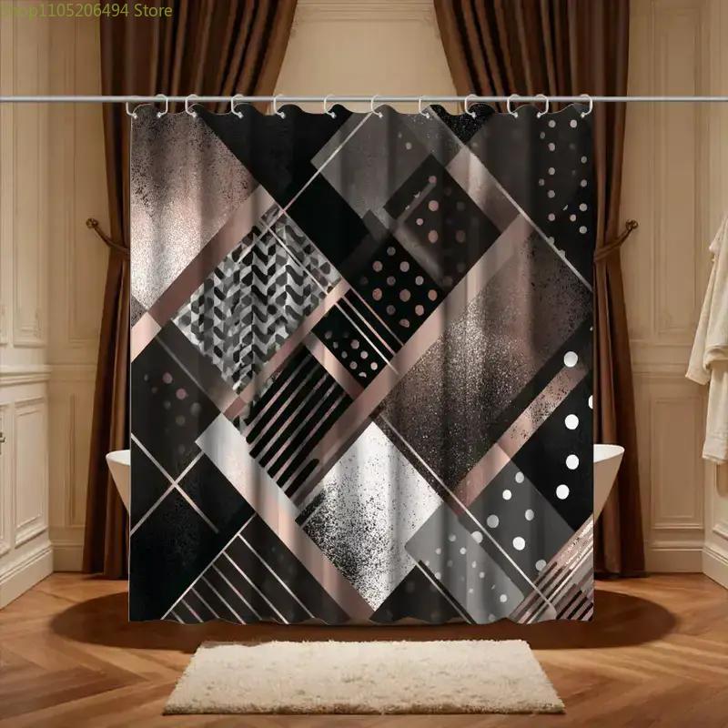 Home Bathroom Decor Ideas - Tenda da Doccia Moderna con Motivo