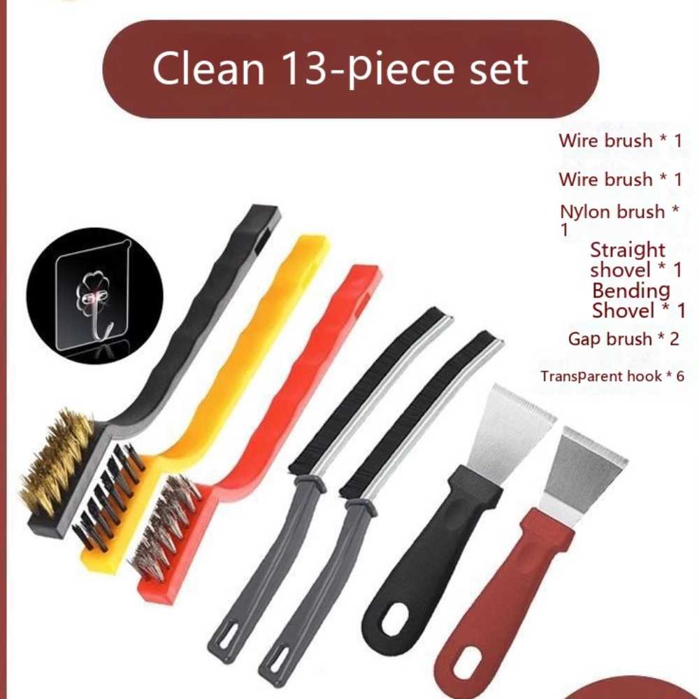Home Bathroom Cleaning Kit - 5/8/13 Set di spazzole per la