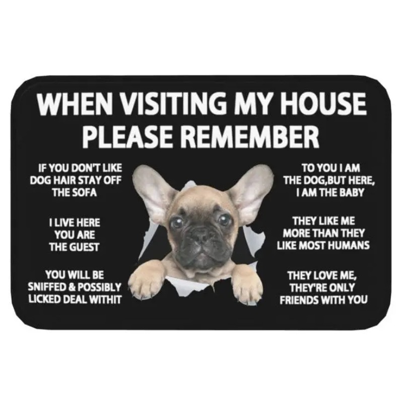 Bathroom Home Visit - Tappetino per Animali Domestici: 'Quando Visiterai