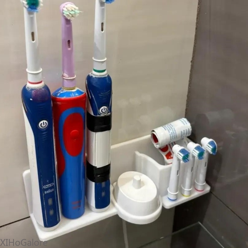 Toothbrush Holder Set - Portaspazzolino da Parete Stampato in 3D,