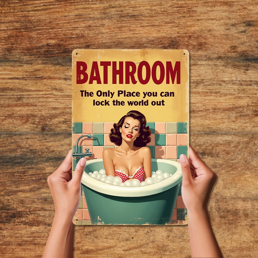 Divertenti regole del bagno Ta - Home Bathroom Decor Ideas recensione e prezzo