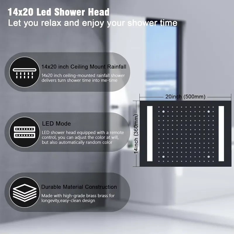 Set Doccia a Pioggia Doppia co - Shower Head Rain recensione e prezzo