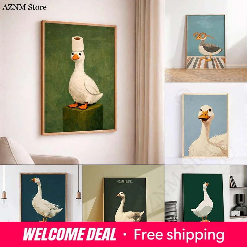 Poster con anatre e oche, dive - Home Bathroom Decor Ideas recensione e prezzo