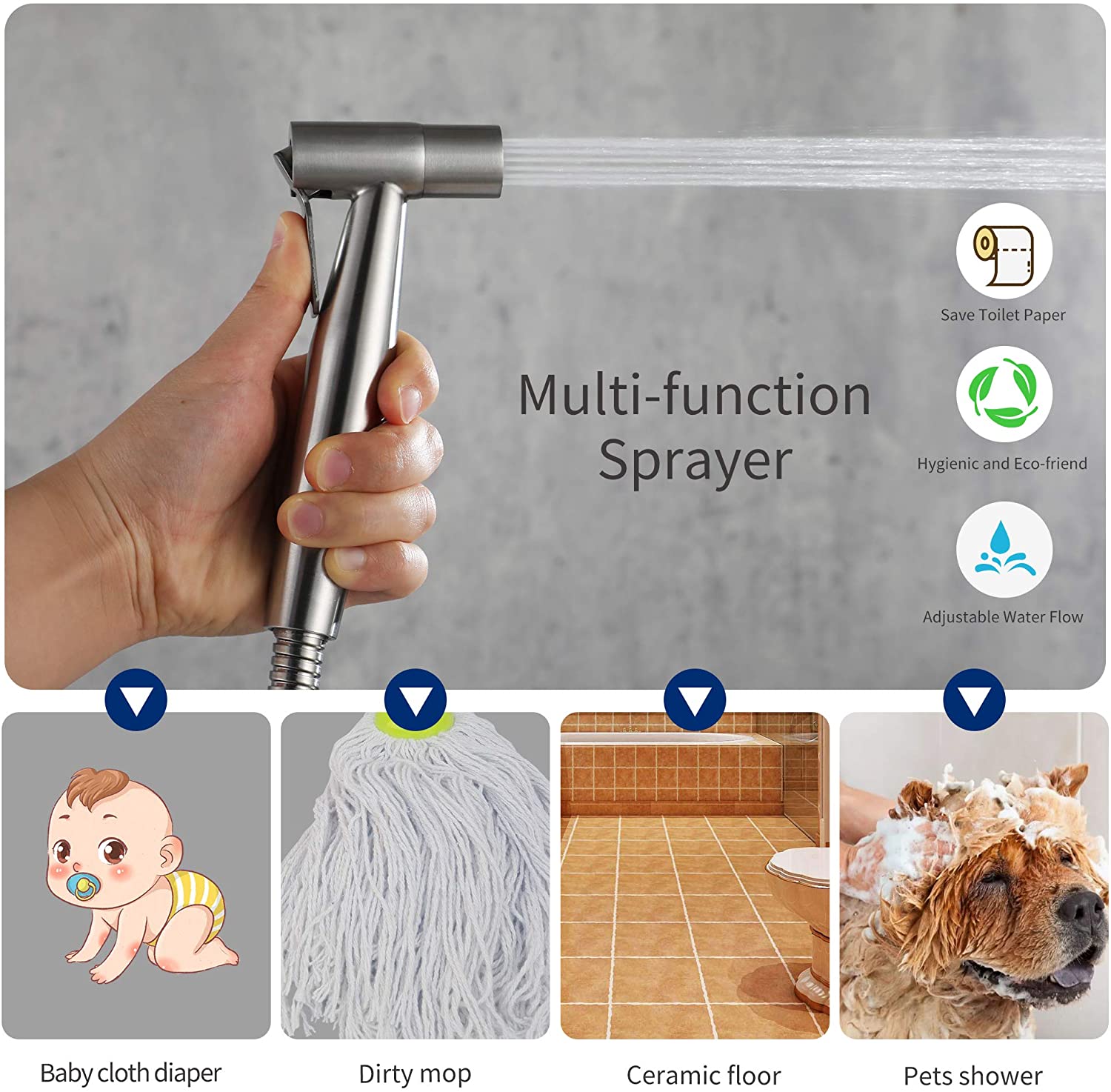 Kit set spruzzatore per bidet  - Home Bathroom Cleaning Kit recensione e prezzo