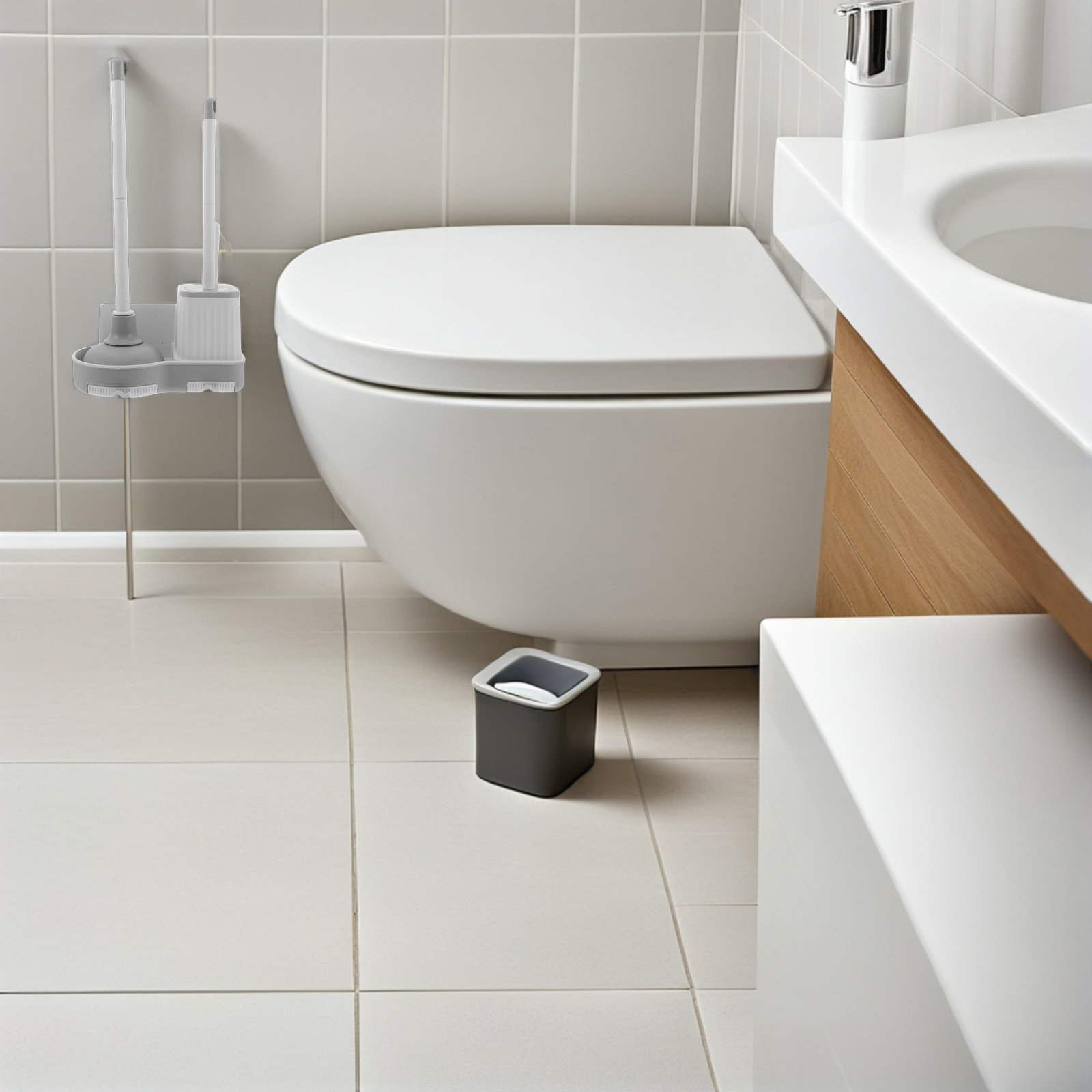 Set di spazzole per WC da pare - Home Bathroom Cleaning Kit recensione e prezzo