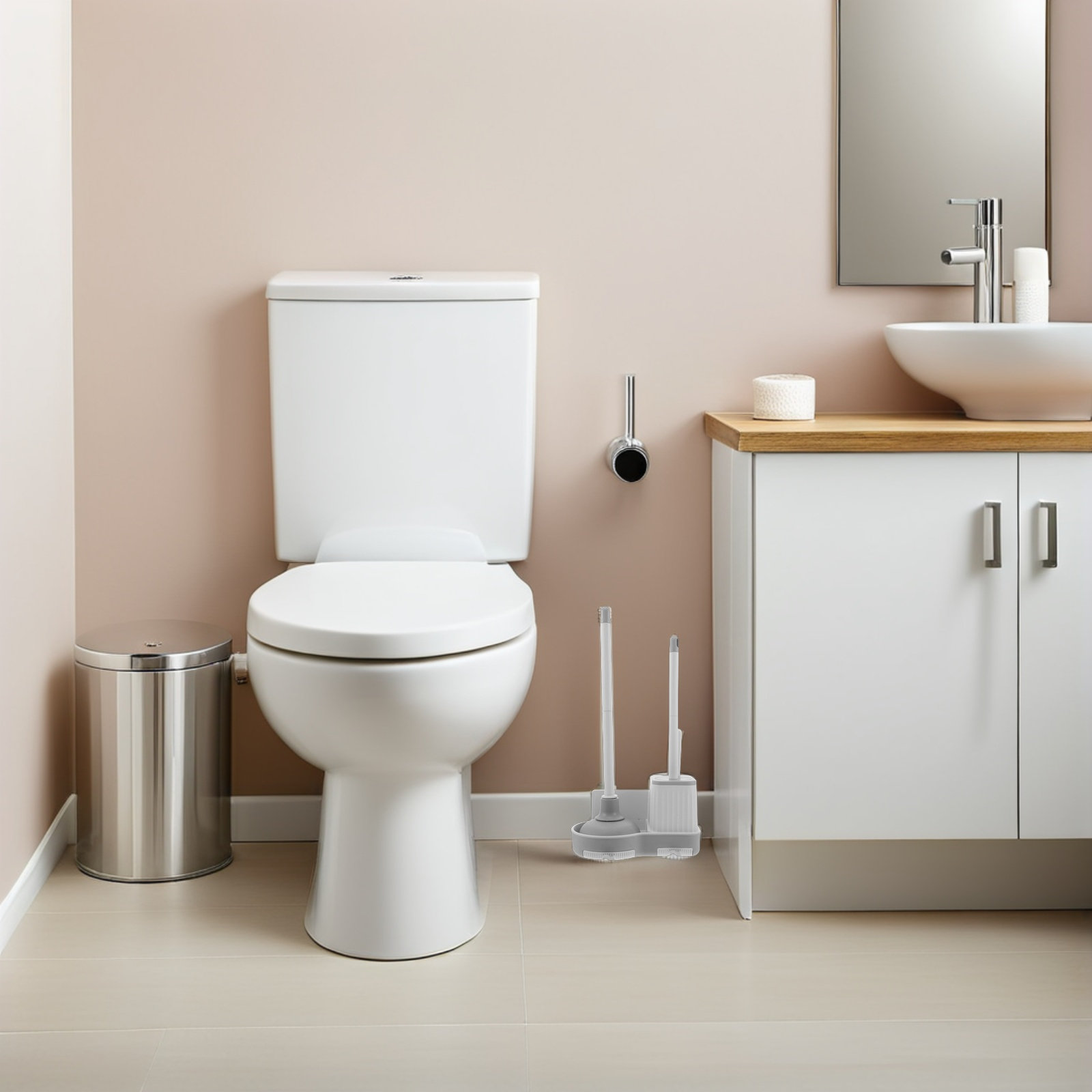 Set di spazzole per WC da pare - Home Bathroom Cleaning Kit recensione e prezzo
