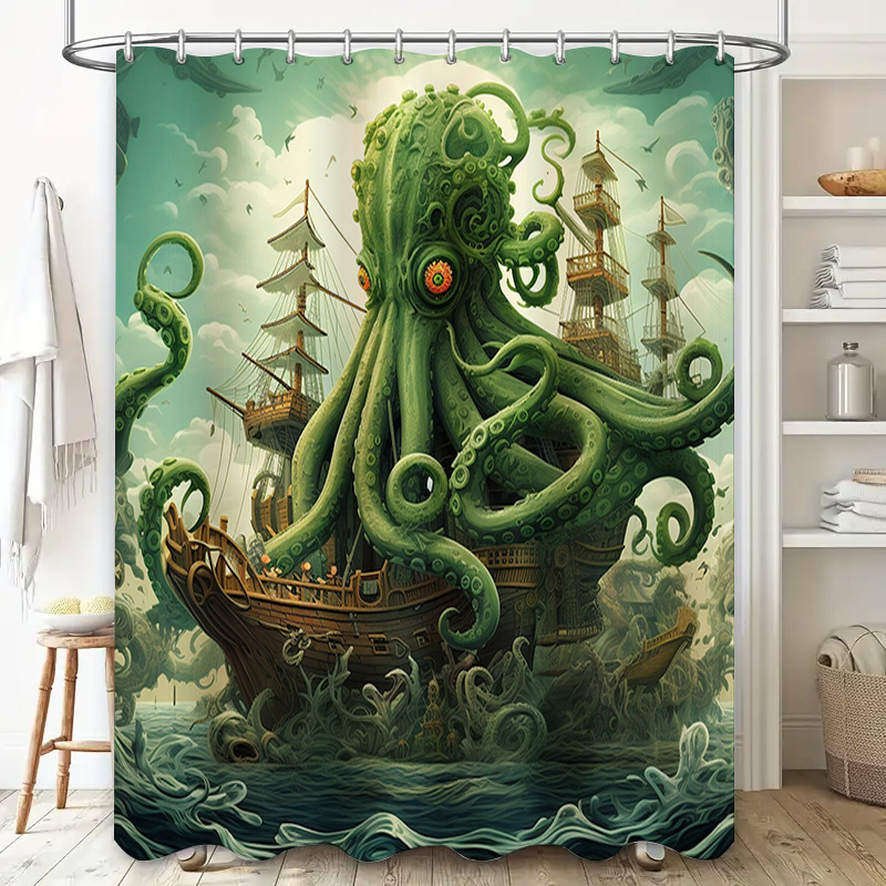 Tenda da doccia per nave polpo - Home Bathroom Decor Ideas recensione e prezzo