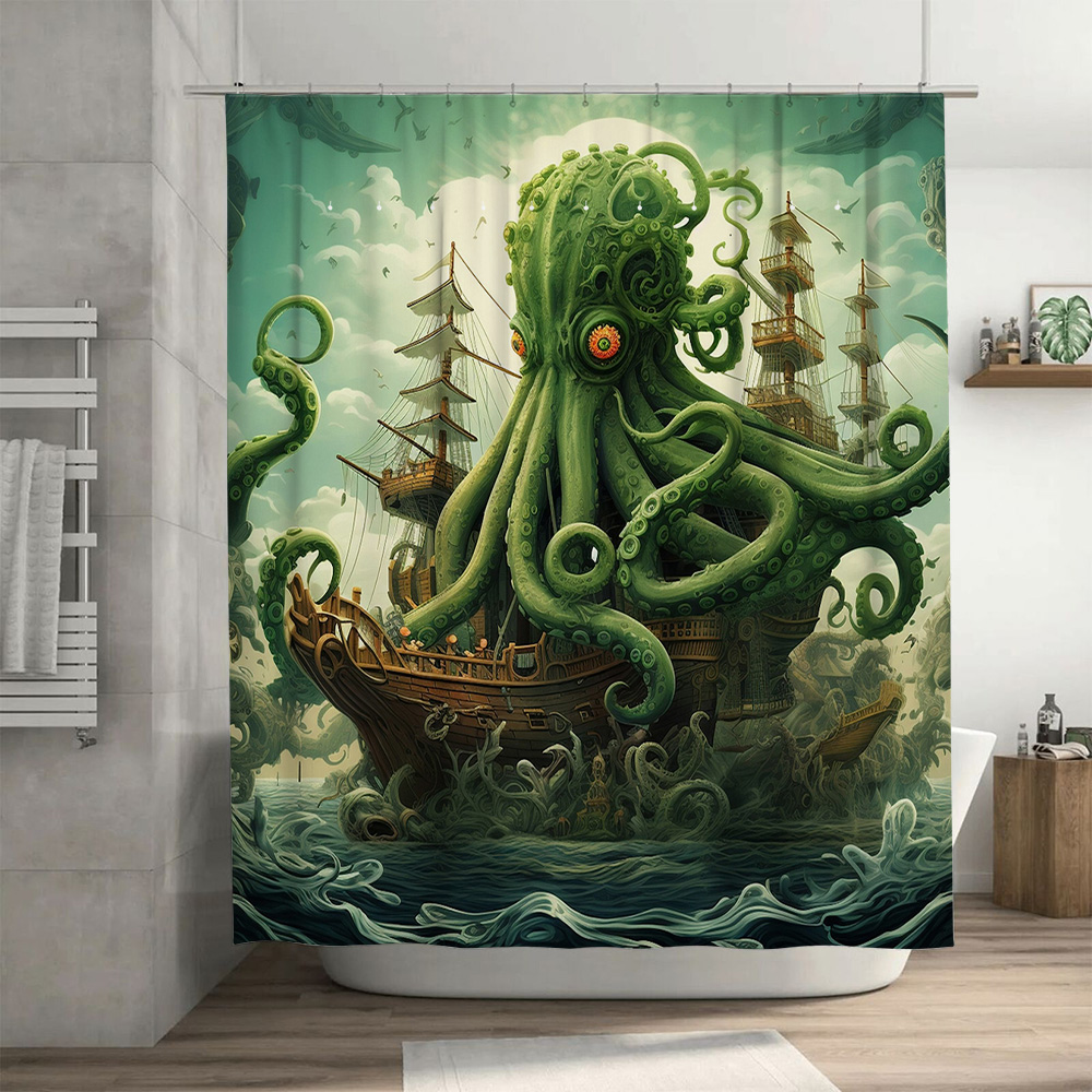 Tenda da doccia per nave polpo - Home Bathroom Decor Ideas recensione e prezzo