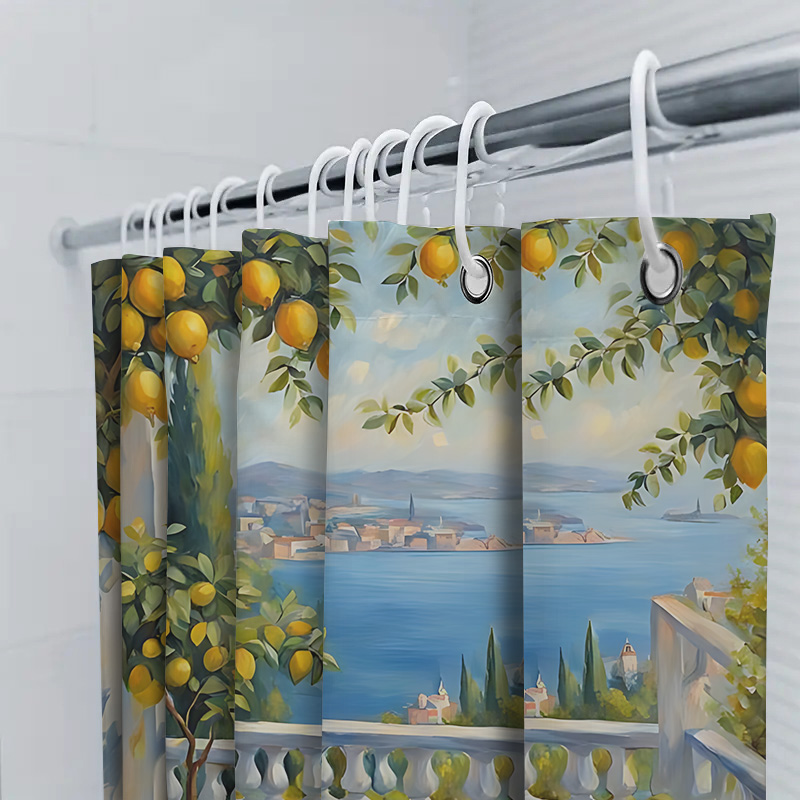 Tenda da Doccia con Motivo Lim - Home Bathroom Decor Ideas recensione e prezzo