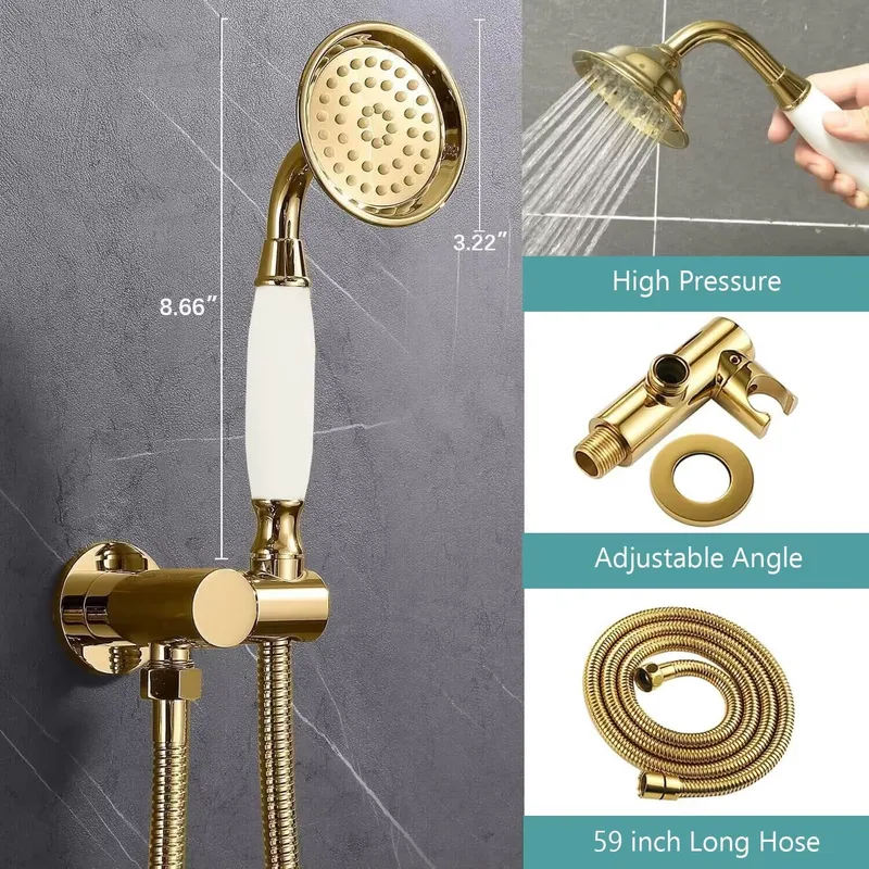 Set Doccia Antico Completo con - Shower Head Rain recensione e prezzo