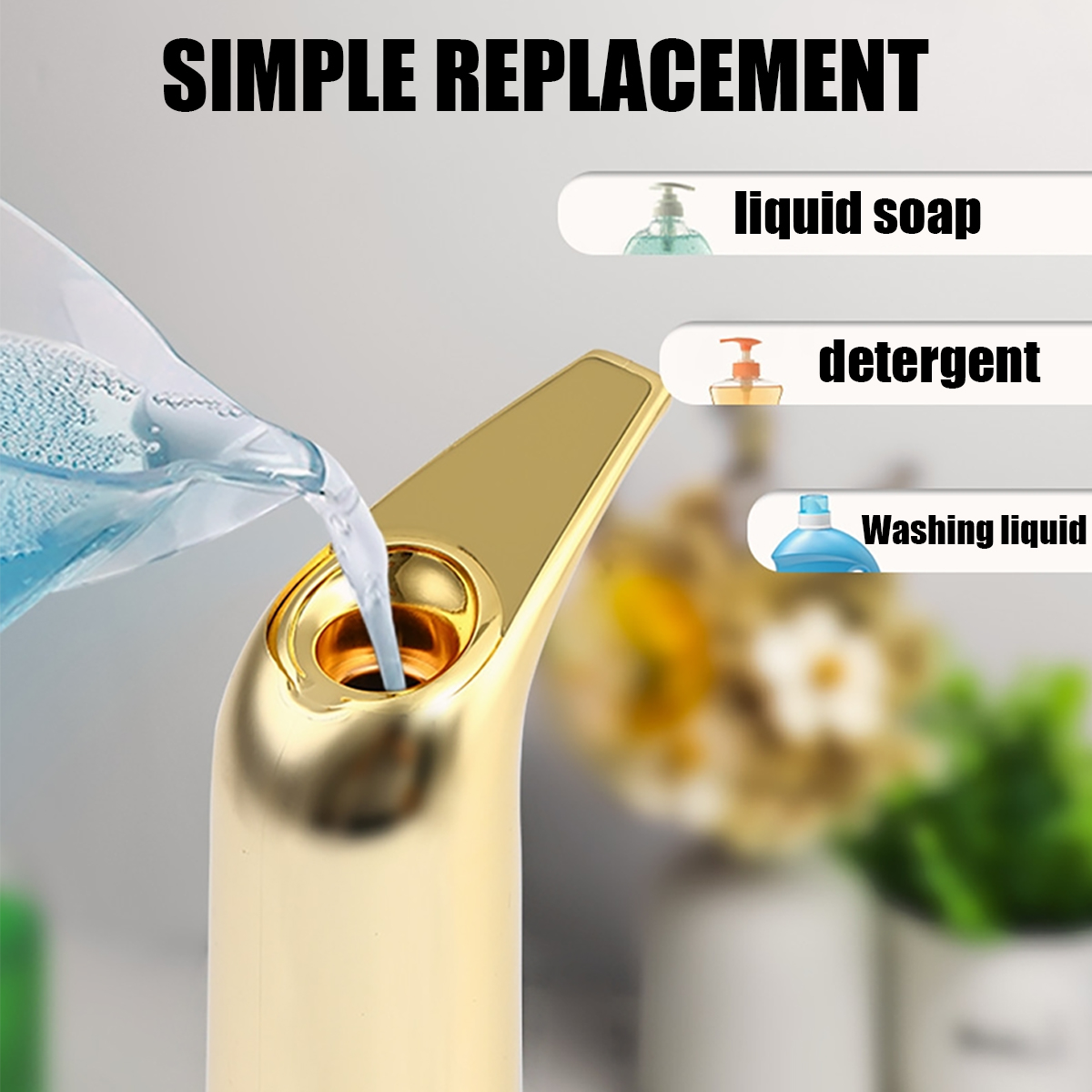 Dispenser automatico di sapone - Home Needs Bathroom Cleaning recensione e prezzo