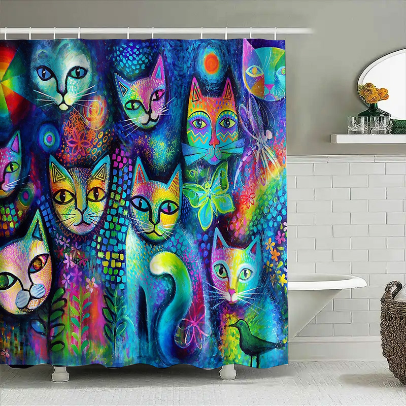 Tenda da doccia per gatti, dec - Home Bathroom Decor Ideas recensione e prezzo