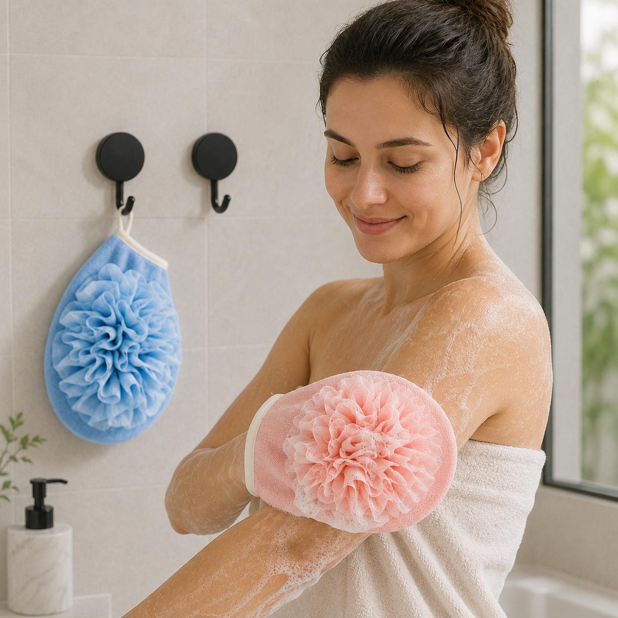 2 Paia di Guanti da Bagno + 2  - Home Bathroom Cleaning Kit recensione e prezzo
