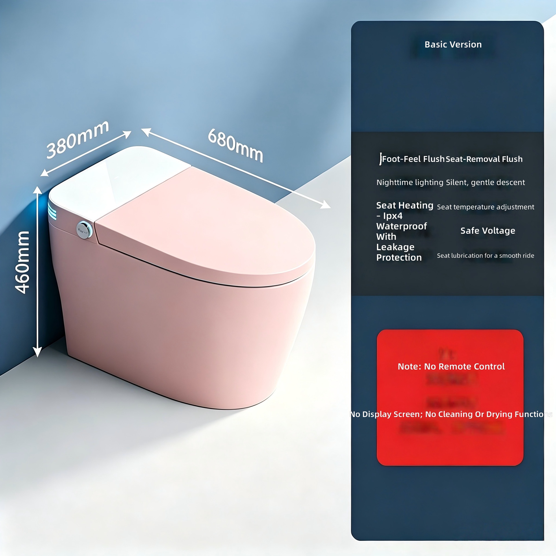 WC Intelligente, Rosa, Tutto-i - Home Bathroom recensione e prezzo