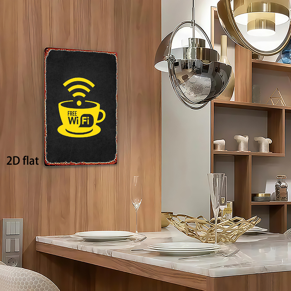 Targa in metallo vintage 2D, c - Home Bathroom Decor Ideas recensione e prezzo