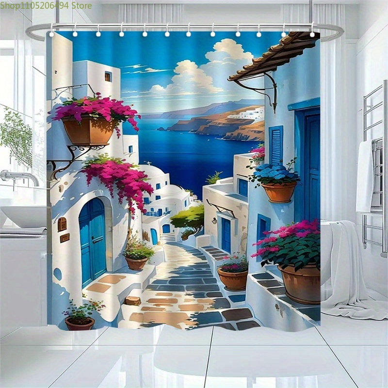 Tenda Doccia Santorini, Isola  - Home Bathroom Decor Ideas recensione e prezzo